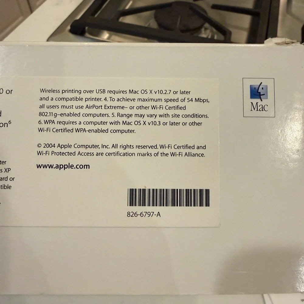 Apple Airport Extreme Base Station Model A1034 54 Mpbs